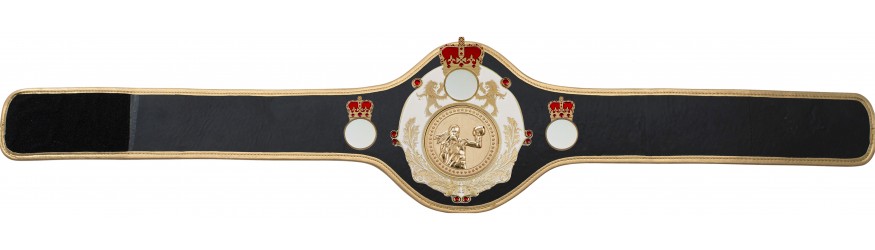 QUEENSBURY PRO LEATHER WOMEN'S BOXING CHAMPIONSHIP BELT - QUEEN/W/G/FEMBOXG - 8+ COLOURS